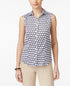Charter Club Sleeveless Print Shirt